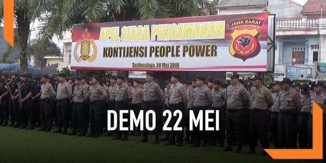 VIDEO: Jelang Demo 22 Mei, Ini Antisipasi TNI-Polri di Tasikmalaya