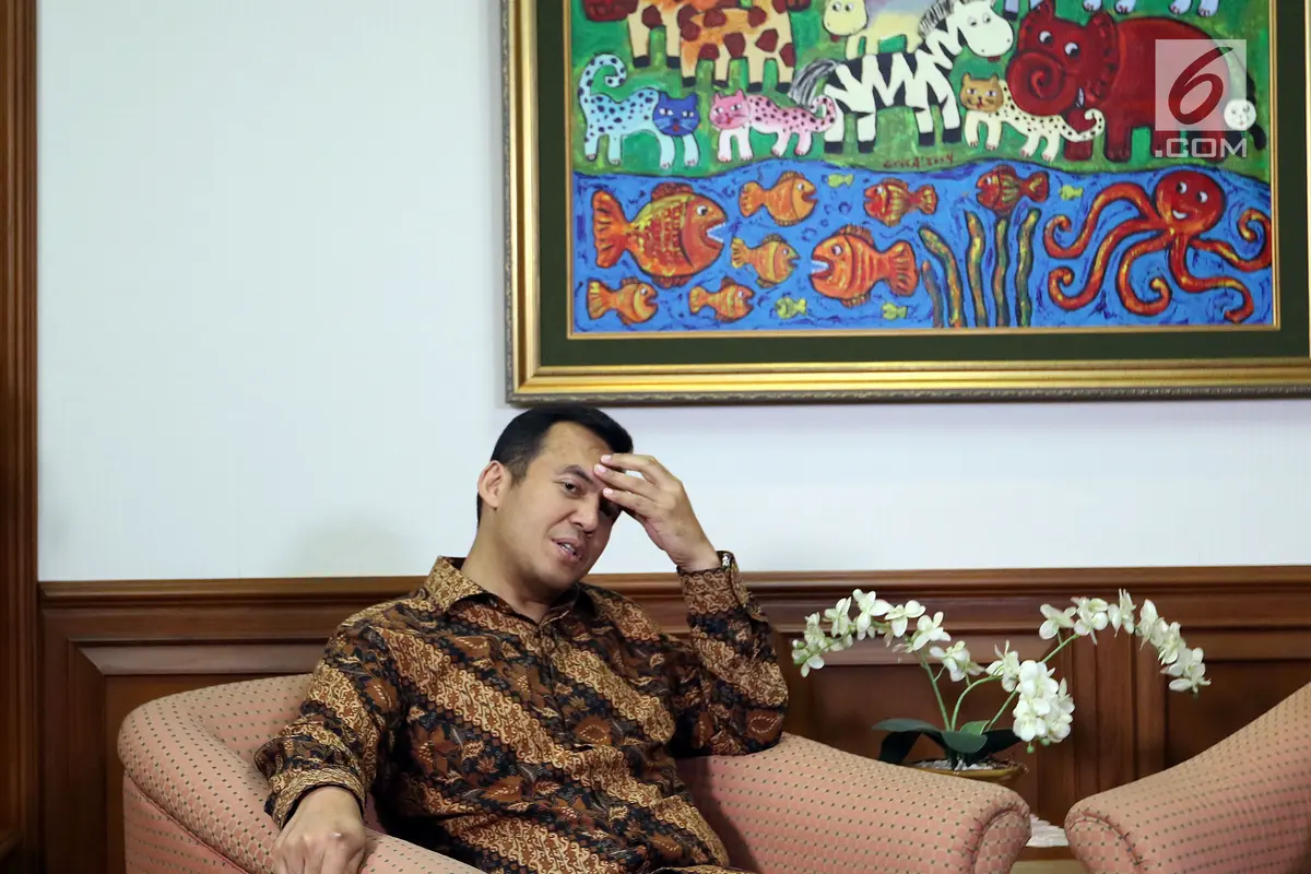 Direktur Utama PT Krakatau Steel (Persero) Tbk Silmy Karim. (Liputan6.com/JohanTallo)