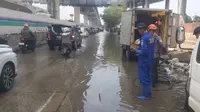 Banjir Rob Sempat Terjang Jalan RE Martadinata Jakut, Begini Kondisinya Sekarang
