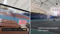 Tasya Farasya hingga Desta Jadi Saksi Atap Lapangan Padel Runtuh, Lagi Ikut Turnamen Langsung Bubar