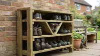Cara Membuat Rak Sepatu Outdoor Tahan Hujan, 5 Langkah Praktis dan Kreatif Amankan Alas Kaki