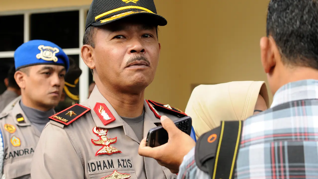 Kapolda Sulawesi Tengah Brigjen Pol Idham Aziz