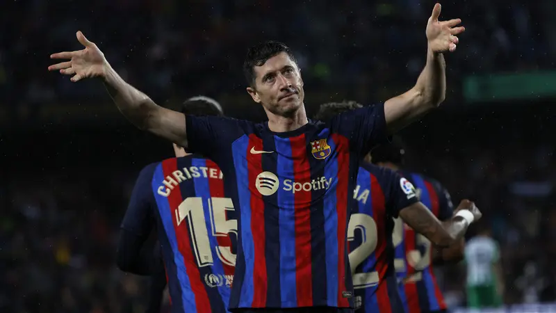 Hasil Liga Spanyol: Barcelona Pesta Gol ke Gawang Real Betis di Camp Nou