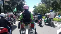 Sejumlah ruas jalan di Yogyakarta macet parah. Foto: (Yanuar H/Liputan6.com)