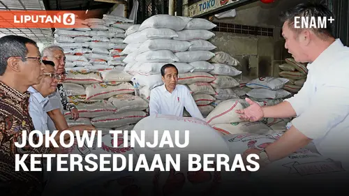 VIDEO: Jokowi Cek Stok Beras di Pasar Induk Cipinang: Pasokan Cukup dan Melimpah