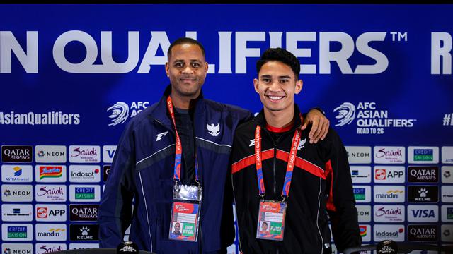 Patrick Kluivert dan Marselino Ferdinan - Timnas Indonesia