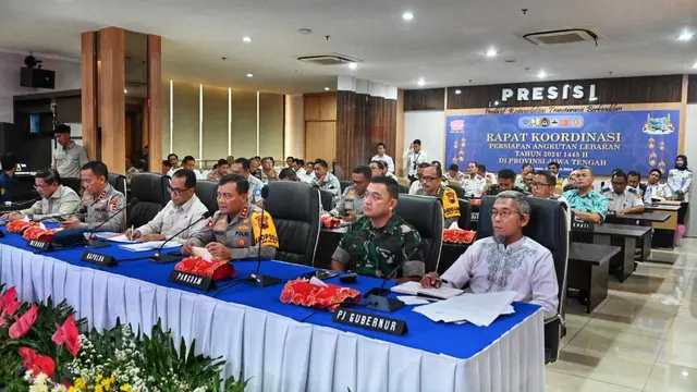 Rapat Koordinasi Persiapan Angkutan Lebaran 2024. (Foto: Kementerian Perhubungan)