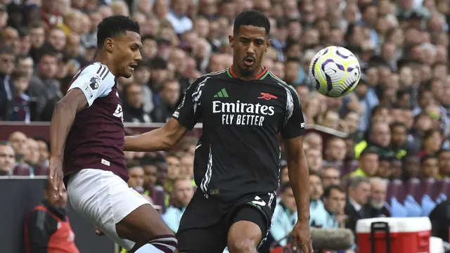 Aston Villa vs Arsenal di Liga Inggris