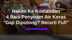 Sidang kedua kasus penyiraman air keras terhadap Aktivis KontraS, Andrie Yunus, dijadwalkan kembali digelar di Pengadilan Militer II-08 Jakarta, hari ini Rabu (6/5/2026). Sidang ini menghadirkan 8 orang saksi. Hakim sempat menanyakan Dandenma Bais TNI, Kolonel Infanteri Heri Heryadi apakah para b...