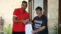 Marcos Flores akan menjadi kekuatan Bali United musim ini. (Bali United)