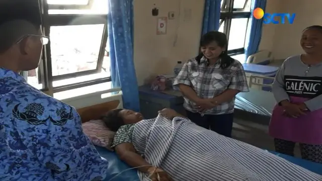 Kondisi Sri Wahyuni, ibu muda di Jember, Jawa Timur, yang diangkut truk tebu untuk melahirkan anak pertamanya hari ini mulai pulih.