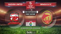 Madura United Vs Sriwijaya FC (Bola.com/Adreanus Titus)