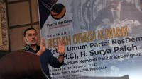 Badan Legislasi (Baleg) DPW Partai Nasdem Jawa Timur Willy Aditya. (Dian Kurniawan/Liputan6.com)