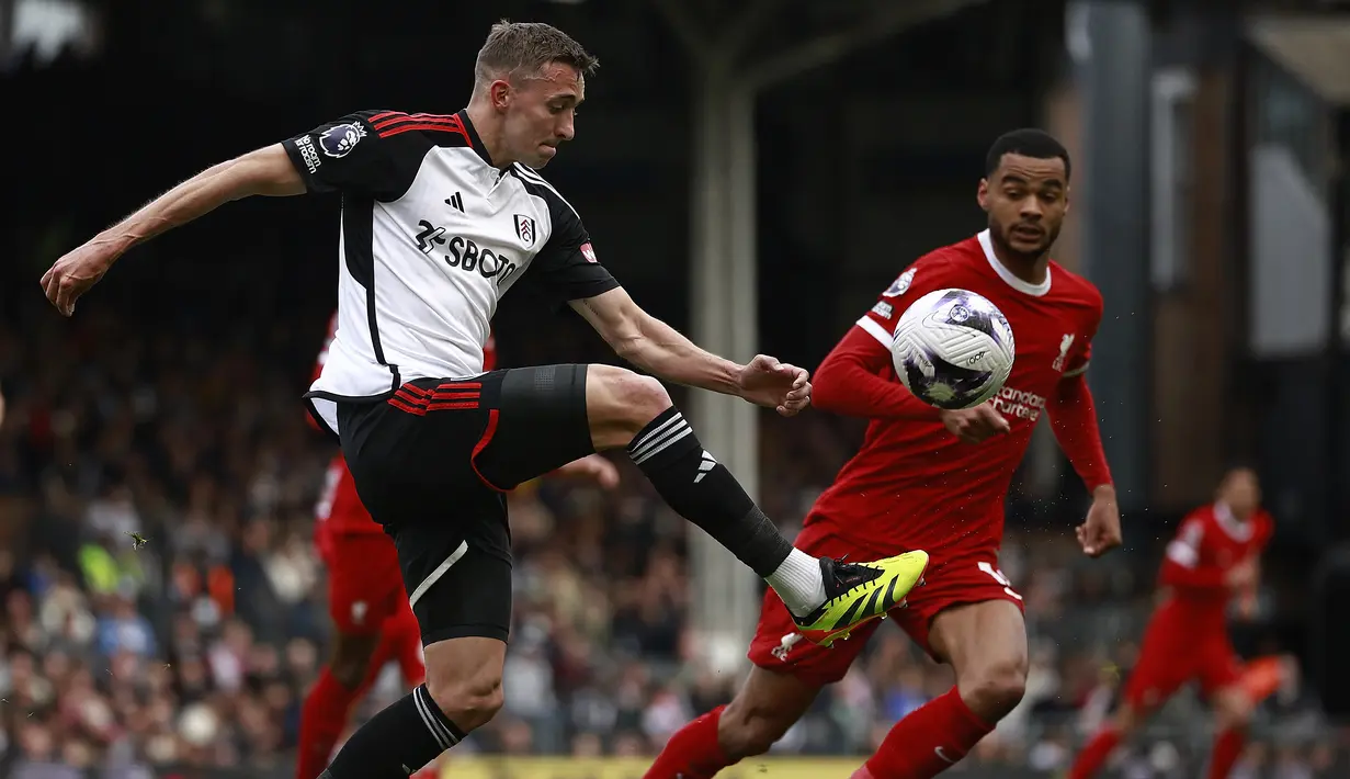 Fulham hanya dapat mencetak satu gol dari Timothy Castagne (45+2'). (BENJAMIN CREMEL / AFP)