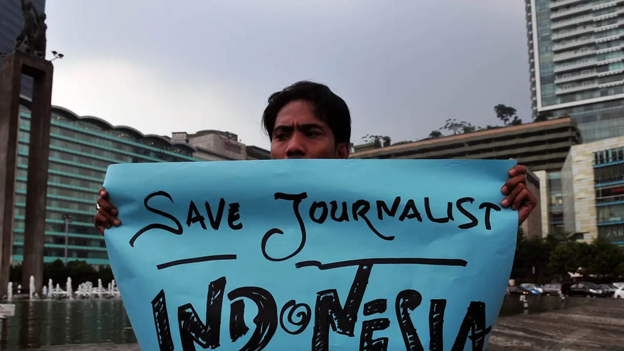 Demo Tolak Kekerasan terhadap Wartawan