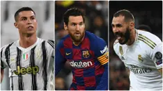 Lionel Messi memiliki catatan mengagumkan dalam jumlah gol di kompetisi Liga Champions. Pemain asal Argentina ini menorehkan 115 gol di kompetisi antar klub benua Eropa itu. Berikut Lionel Messi dan pencetak gol terbanyak sepanjang masa Liga Champions. (kolase foto AFP)