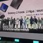 Peluncuran Samsung Galaxy Z Fold6 dan Galaxy Z Flip6 beserta ekosistemnya, mulai dari Galaxy Buds3 Series dan Galaxy Watch 7 Series. Liputan6.com/ Agustin Setyo Wardani