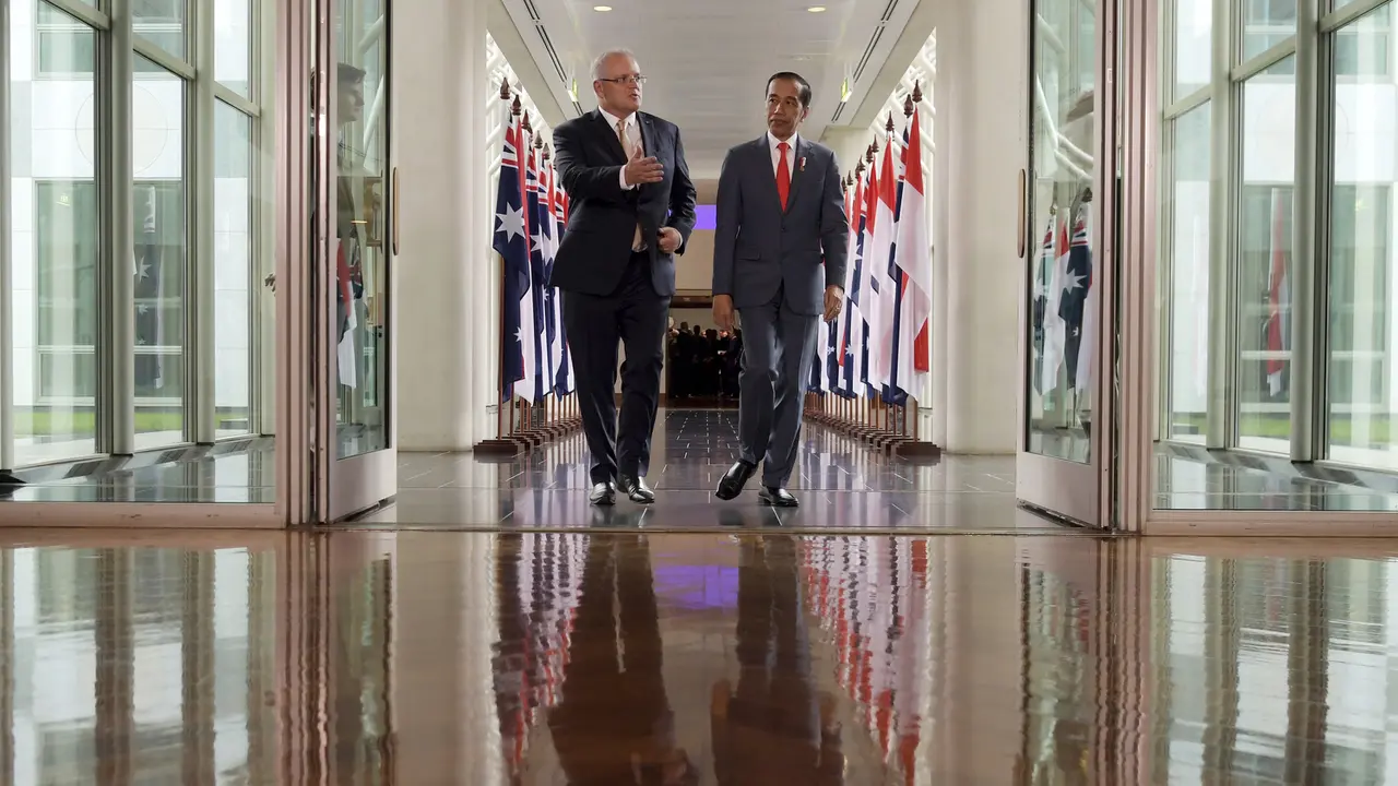 Jokowi Berbicara di Hadapan Parlemen Australia