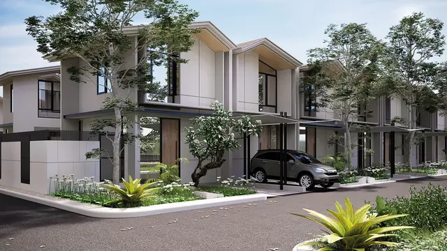 Proyek perumahan PT Lippo Cikarang Tbk (LPCK) yang diserahterimakan pada 2023 kemarin antara lain Waterfront Estates @Uptown, sebanyak 365 unit dan The Hive @Uptown sebanyak 36 unit. (Dok Lippo)