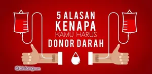 5 Alasan Kamu Harus Donor Darah