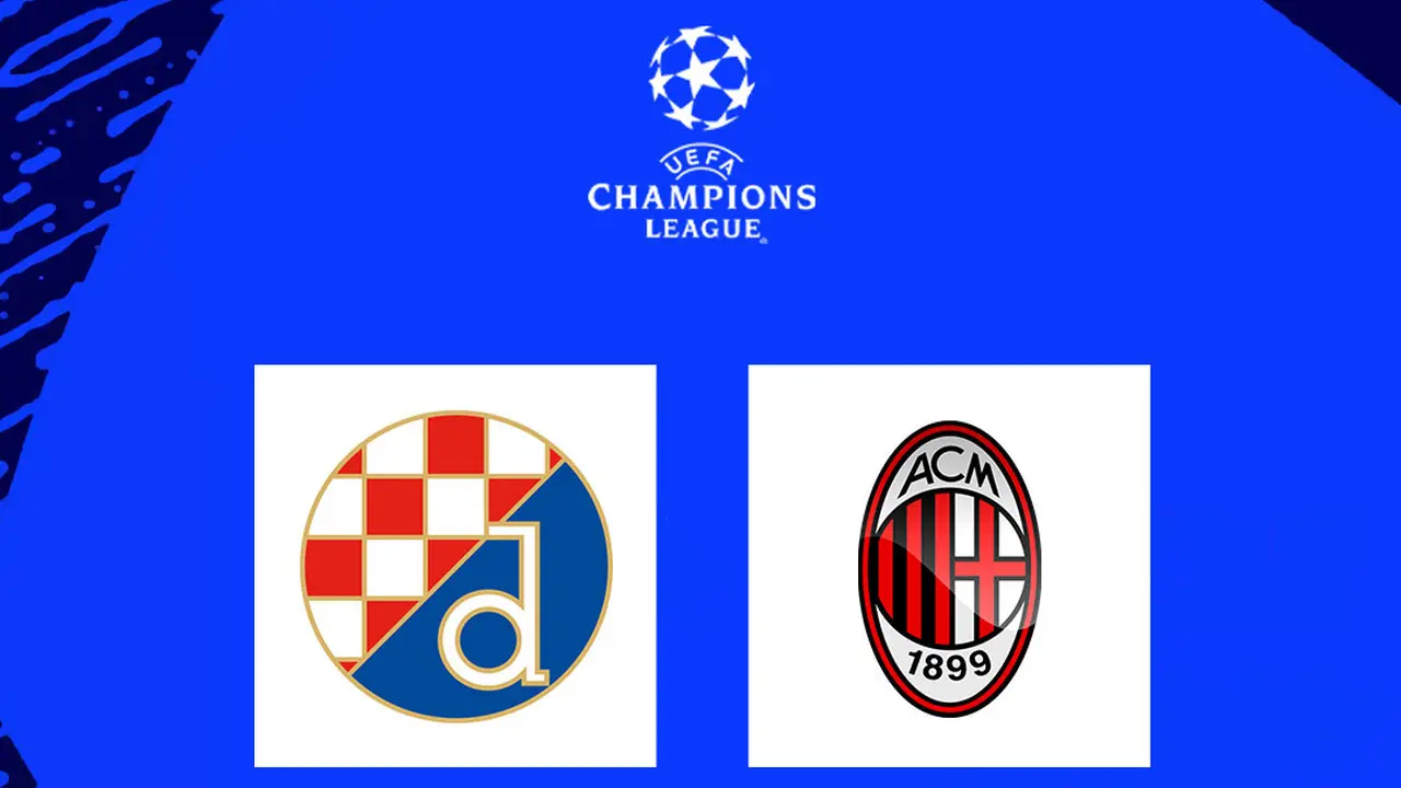 Liga Champions - Dinamo Zagreb Vs AC Milan