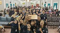 Senat Mahasiswa Fakultas Ilmu Komunikasi (Fikom) Universitas Putra Indonesia (UNPI) Cianjur menggelar event "Fikom Festival 2K17" secara seru, meriah dan sukses (Foto : Rudini)
