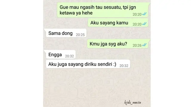 5 Cara Kreatif Tolak Cinta Melalui Chat Ini Bikin Geleng Kepala