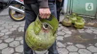 Sebelumnya, telah terjadi kelangkaan gas elpiji 3 kg yang akibat kebijakan pembatasan distribusi. (Liputan6.com/Angga Yuniar)