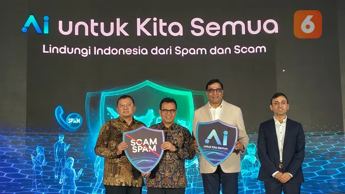  Lindungi Indonesia dari Spam dan Scam” di Jakarta pada Kamis, (7/8/2025). (Liputan6.com/ Anka Fergy Agustian)</p>