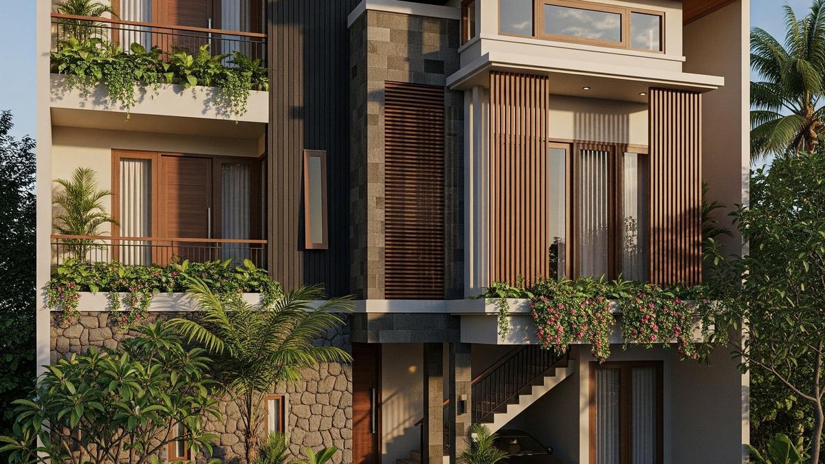 15 Desain Cerdas untuk Rumah Sederhana 3 Lantai Hadap Barat, Nyaman Tanpa Khawatir Panas dan Silau