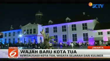 Gubernur DKI Jakarta Djarot Saiful Hidayat yang meresmikan langsung revitalisasi Kota Tua.