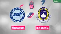 Laga Piala AFF 2018 antara Singapura vs Indonesia. (Bola.com/Dody Iryawan)