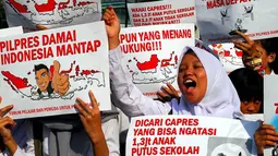 Unjuk Rasa Pelajar Ajukan Syarat Capres