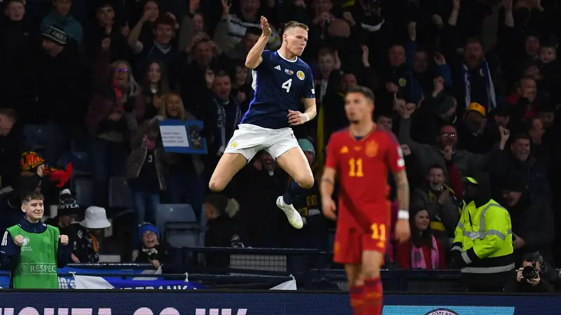 Scott McTominay - Skotlandia - Kualifikasi Piala Eropa 2024