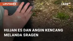 Beredar video viral terkait fenomena hujan es. Kejadian tersebut berada di Sumberlawang, Sragen