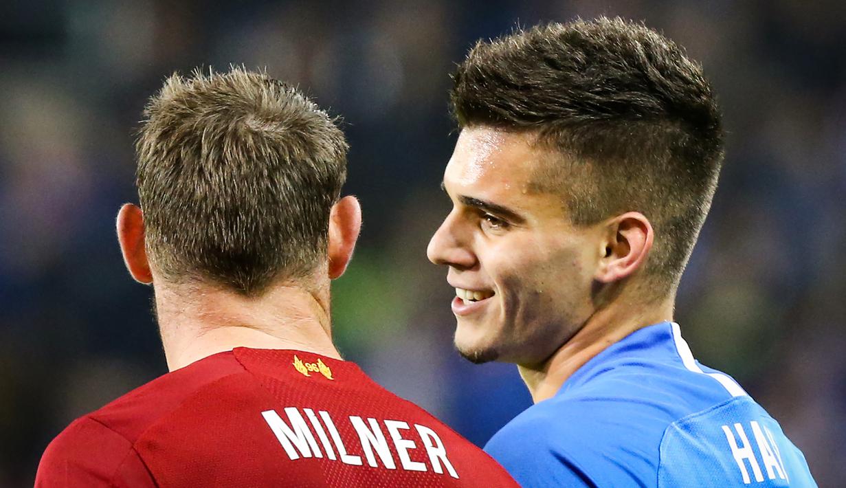 5. Ianis Hagi - Memiliki ayah Gheorghe Hagi yang merupakan legenda hidup Rumania tentu menjadi beban tersendiri bagi gelandang Rangers tersebut. Jika sang bapak mampu menembus skuat Real Madrid dan Barcelona, dirinya masih jauh dari pencapaian itu. (AFP/Franaois Walschrets)