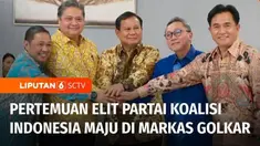 Ketua Umum Partai Gerindra, Prabowo Subianto, bersama para elit partai Koalisi Indonesia Maju menggelar pertemuan bersama. Dalam pertemuan yang diselenggarakan di markas Partai Golkar, Jakarta Barat. Bakal calon presiden Prabowo Subianto membahas tim...