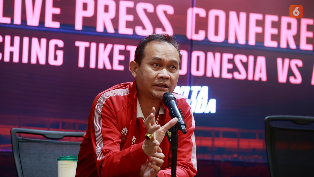 FOTO Konfernsi Pers Harga Tiket Timnas Indonesia Vs Argentina