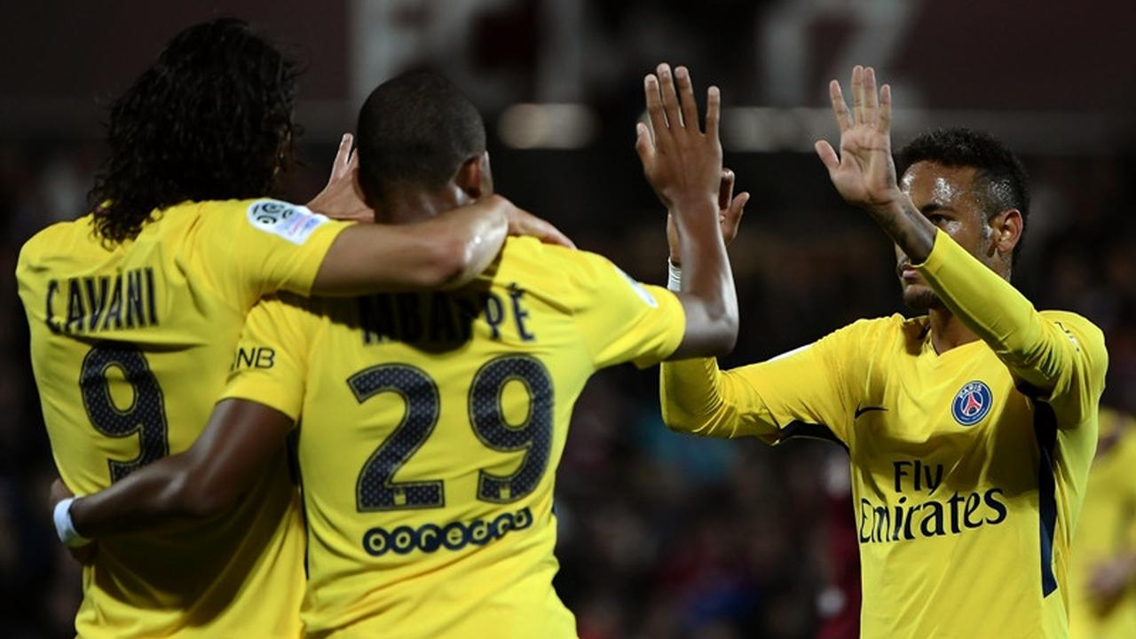 Edinson Cavani, Kylian Mbappe, Neymar