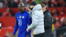 Thomas Tuchel kurang harmonis dengan Romelu Lukaku. Pelatih asal Jerman itu disebut kesal usai mendengar pernyataan Lukaku yang mengaku tidak bahagia di Stamford Bridge. Alhasil bomber Belgia itu kerap dicadangkan sang pelatih. (AFP/Lindsey Parnaby)