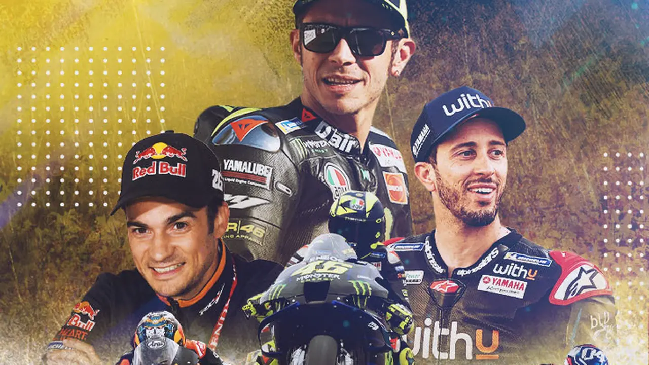 MotoGP - Dani Pedrosa, Valentino Rossi, Andrea Dovizioso