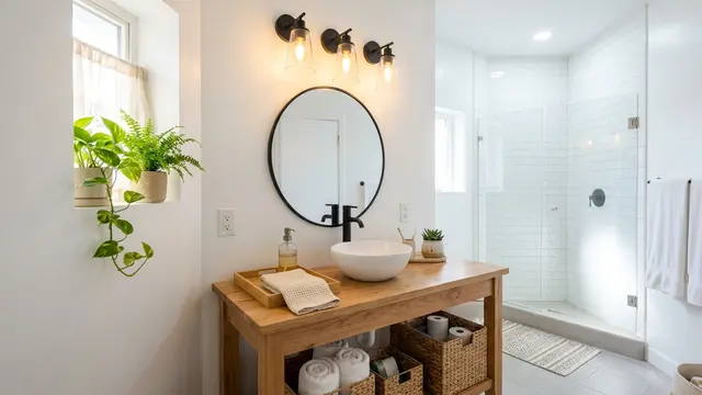 Tips Mendekorasi Kamar Mandi yang Hemat Anggaran/AI Generated