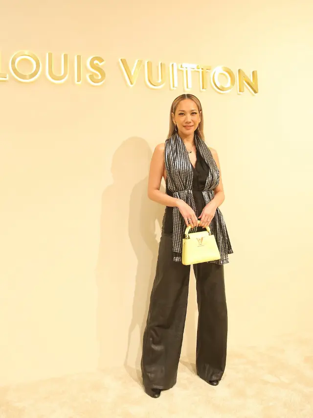 Bunga Citra Lestari  di Grand Opening Louis Vuitton. [Adrian Putra/Fimela]
