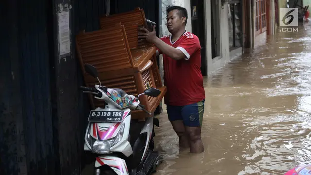 Sempat Surut, Warga Kebon Pala Kembali Kebanjiran
