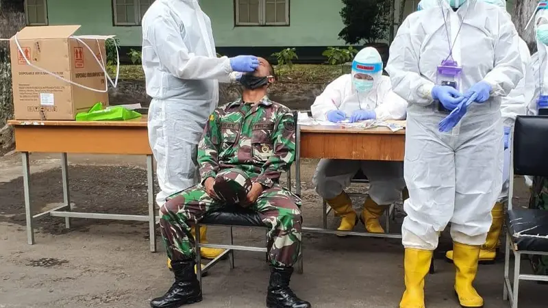 Suasana uji klinis di Secapa AD. (dok Dinas Penerangan TNI AD)