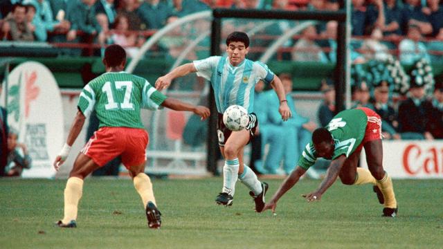 Argentina Vs Kamerun, Piala Dunia 1990