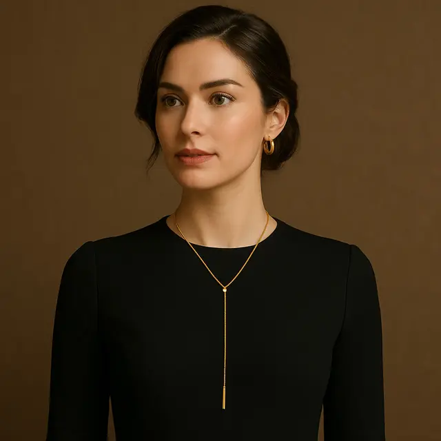 Model Kalung Lariat yang Cocok untuk Pesta