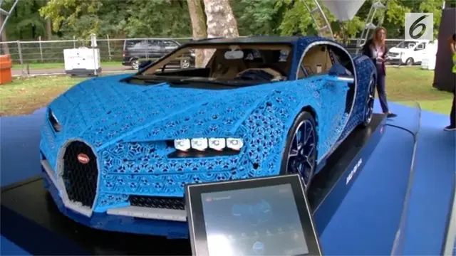 Lego berhasil menciptakan replika Bugatti Chiron dengan skala perbandingan 1:1 alias seperti asli. Mobil yang terbuat dari lego ini juga dapat dikendarai.