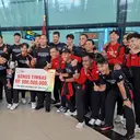 Timnas Putra Voli Indonesia Tiba di Indonesia, Sang Pencetak Sejarah Disambut Meriah