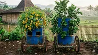 Cara Membuat Kebun Buah Minimalis dari Barang Bekas di Rumah